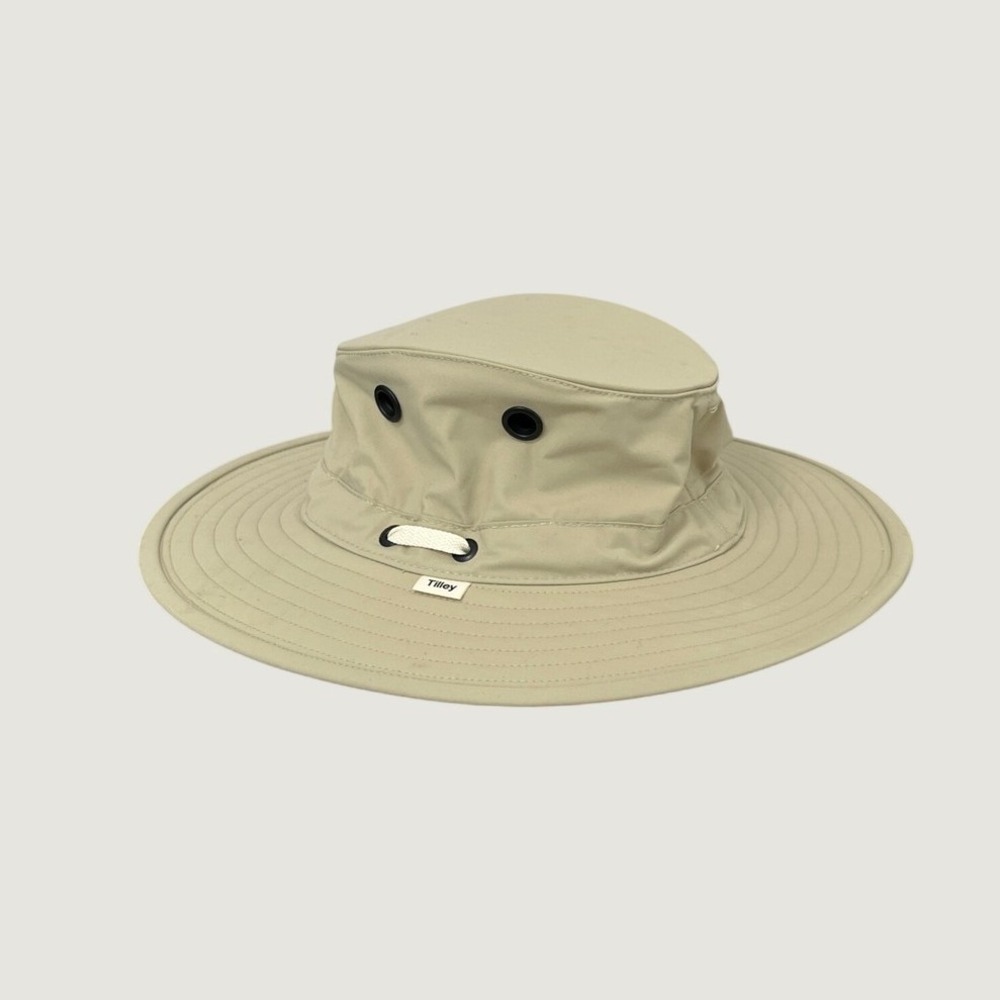 Tilley Ultralight Classic Hat Adult Size S/M Khaki Tan Sun Travel Wide Brim